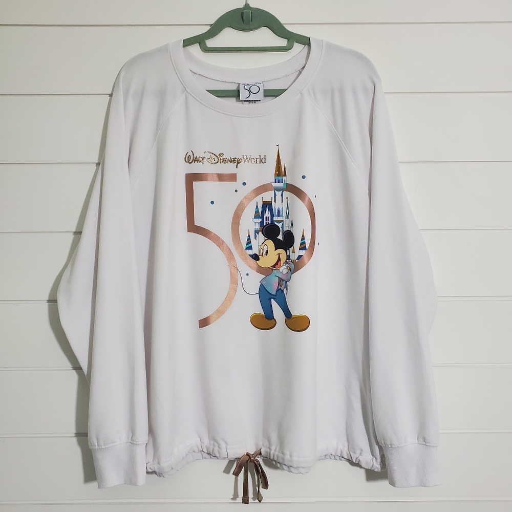 Disney 50th Anniversary WDW‎ Long Sleeve Shirt Size 1X